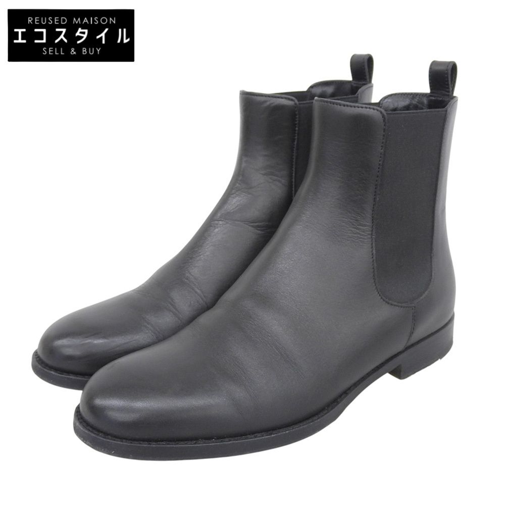 MANOLO BLAHNIK マノロブラニク CHELSA サイドゴア ショート ブーツ シューズ レディース ブラック 37 1 2