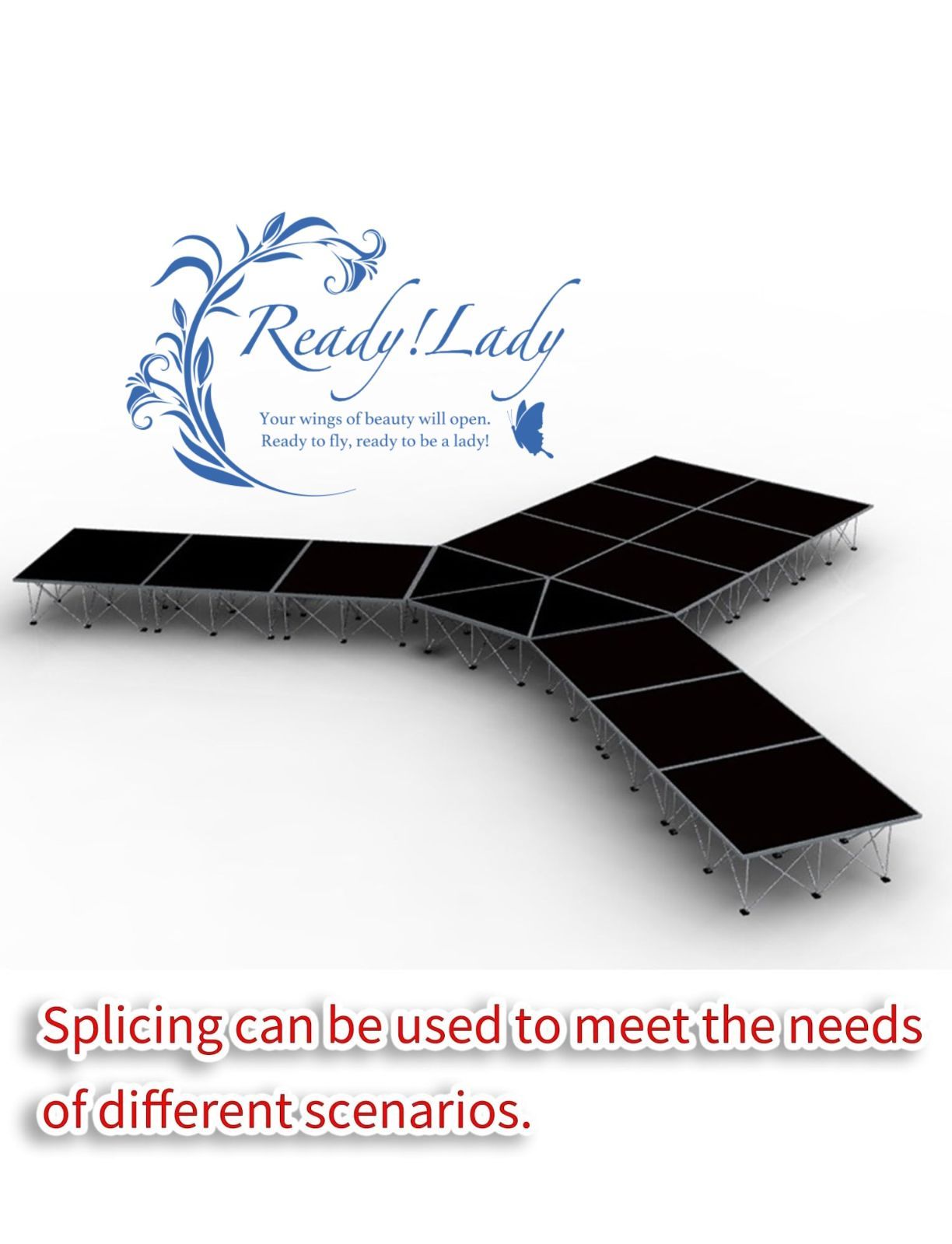 折りたたみ式イベントステージパフォーマンスデッキ