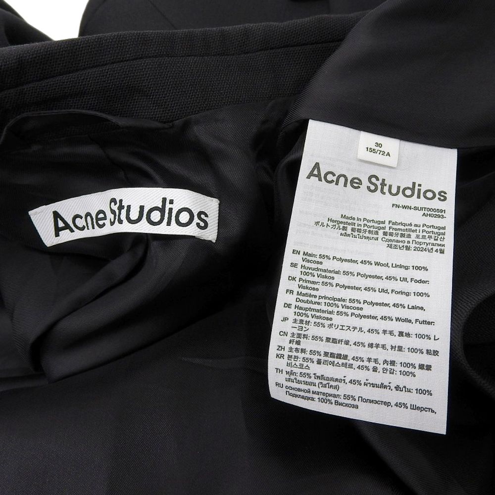 ACNE STUDIOS アクネ ストゥディオズ 美品 シングルブレストジャケット