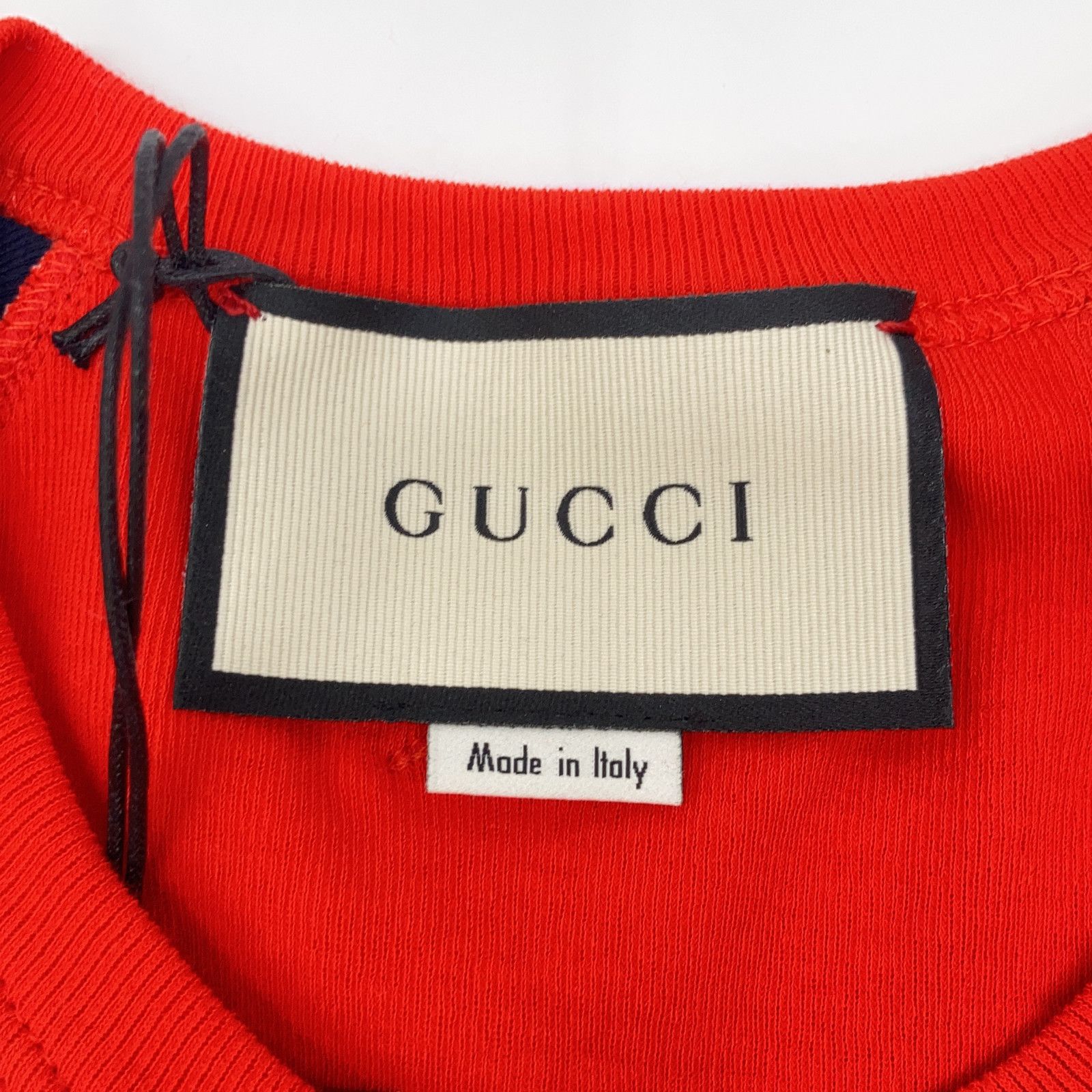 GUCCI レッド ロングスリーブ Tシャツ タイガー 刺繍 ワッペン 猫 赤 楽天市場】【中古品】【キッズ】 GUCCI グッチ TIGER SWEATER タイガー