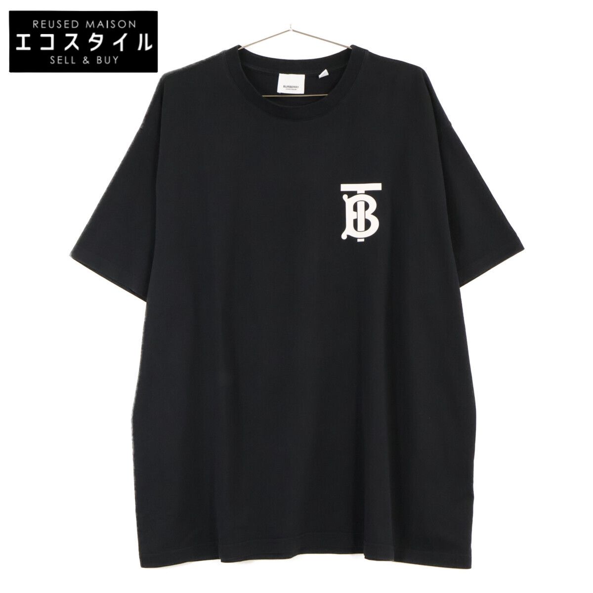 バーバリー 8017484 ﾌﾞﾗｯｸ EMERSON TB Tｼｬﾂ L