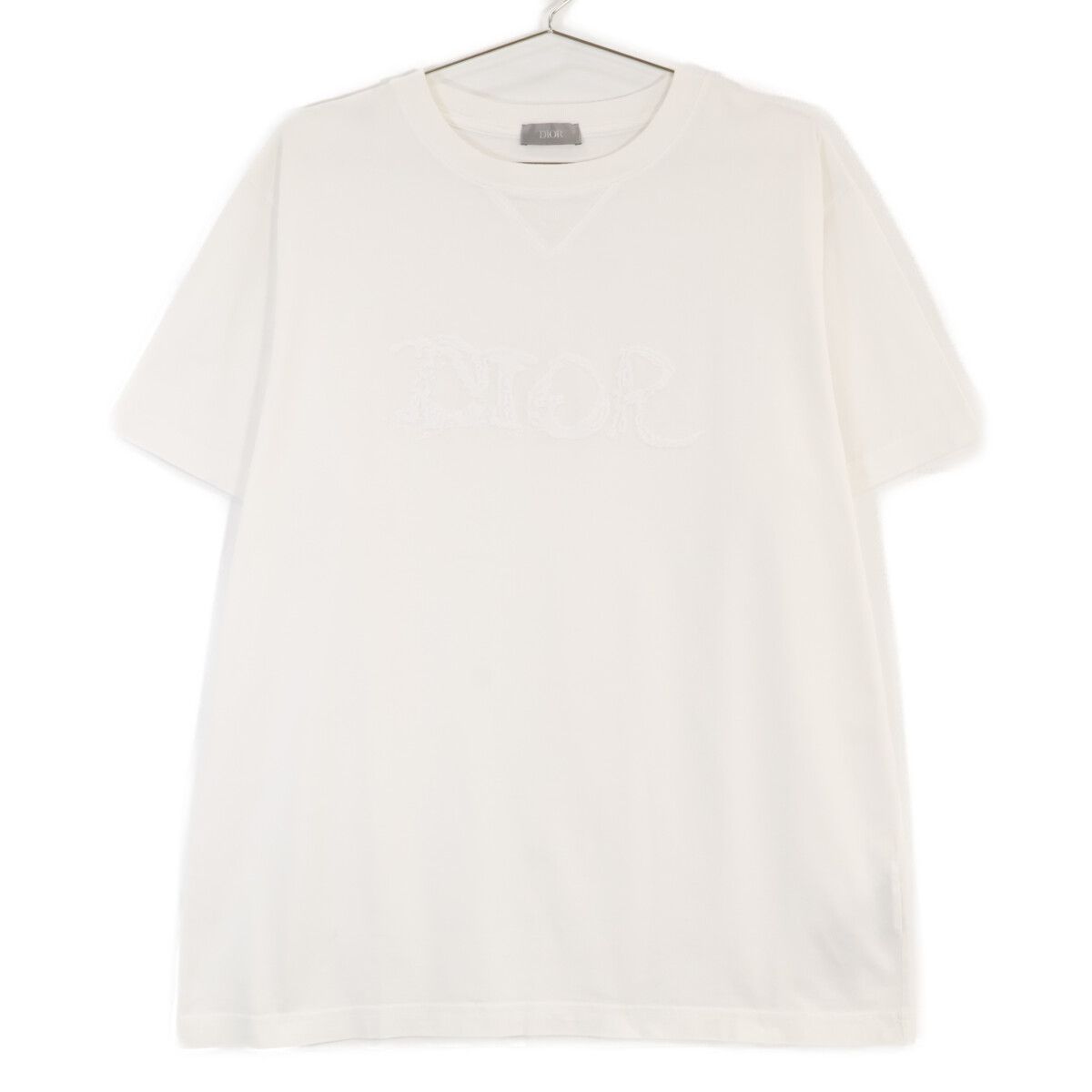 DIOR ディオール ﾎﾜｲﾄ ﾌﾛﾝﾄﾛｺﾞ 半袖Tｼｬﾂ M - メルカリ