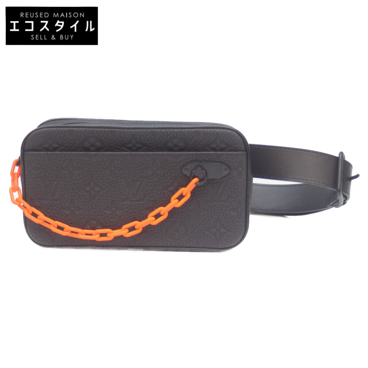 LOUIS VUITTON ルイヴィトン 22年 M 53550 黒 ﾄﾘﾖﾝ ﾓﾉｸﾞﾗﾑ ﾎﾟｼｪｯﾄ ｳﾞｫﾙｶﾞ