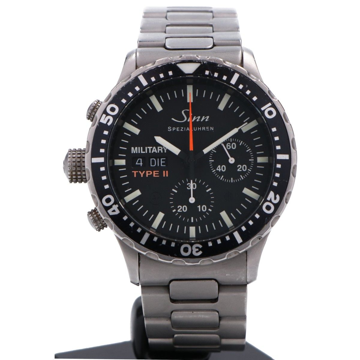  Sinn ジン 9910 日本 300本 ミリタリータイプ2 クロノグラフ 自動巻き 自動巻き時計 腕時計(アナログ)