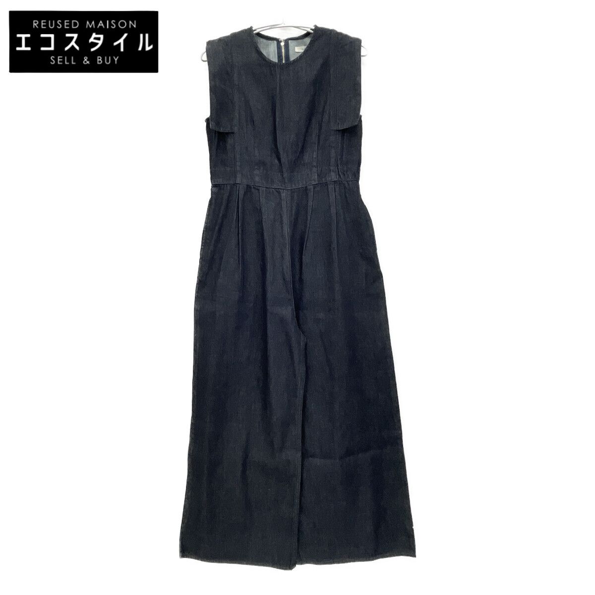 CLANE クラネ 25 AW ｲﾝﾃﾞｨｺﾞ 19112ｰ5042 SQUARE SLEEVE DENIM ALL IN ONE 1