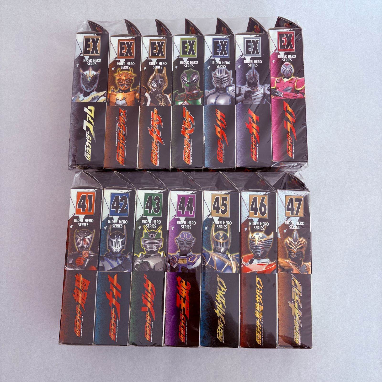 バンダイ ライダーヒーローシリーズ 41～47 7種＋EX７種 計14種セット