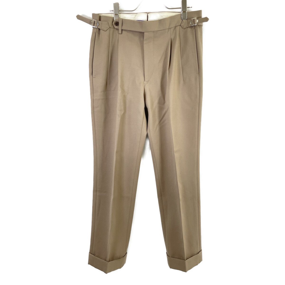  Mila Schoen ミラショーン ﾍﾞｰｼﾞｭ 3 B 1ﾌﾟﾘｰﾂ ｻｲﾄﾞｱｼﾞｬｽﾀｰ ｽｰﾂ 表記なし その他 メンズ