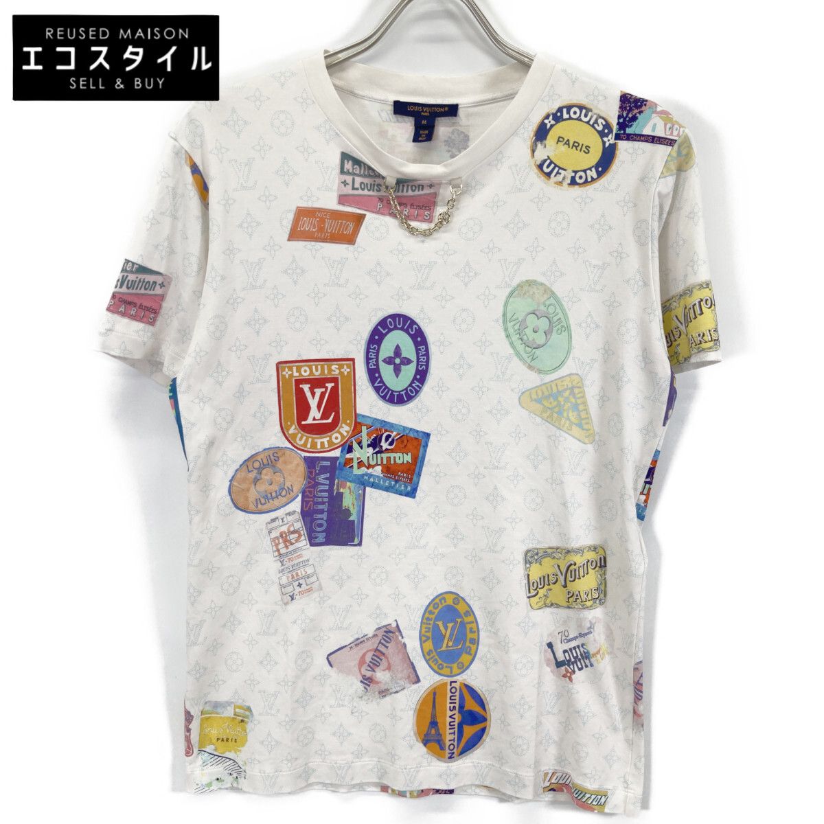 LOUIS VUITTON ルイヴィトン ﾏﾋﾅﾊﾟｯﾁﾌﾟﾘﾝﾄ Tｼｬﾂ M