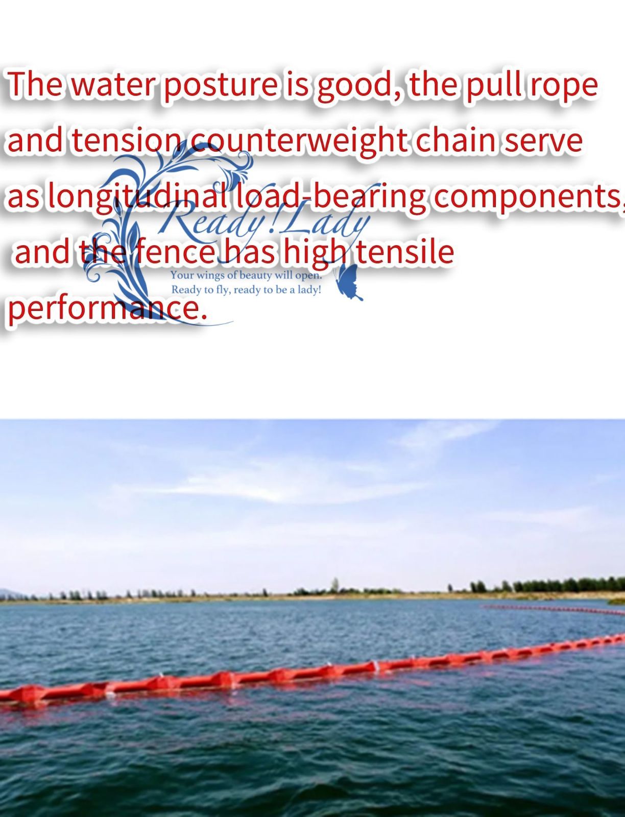 油防除フェンス 用フロート型PVC油流出防止フェンス