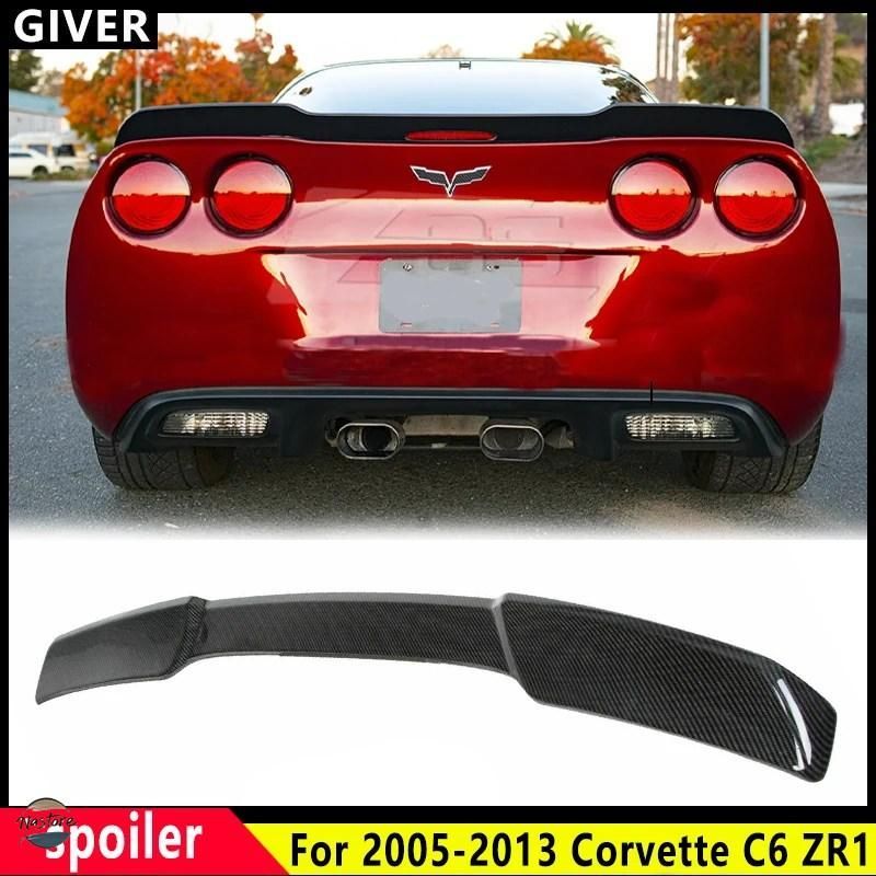 c 6 スポイラー アクセサリー カスタム カーボン製リア カースポーツ zr 1 カスタムパーツ 部品