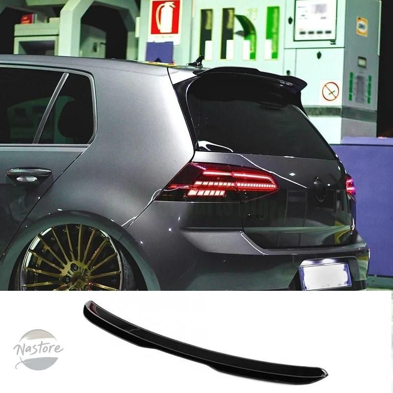 フォルクスワーゲン volkswagen リア キット スポイラー ルーフスポイラー エアロ グロスブラックmaxtonスタイルルーフ ゴル