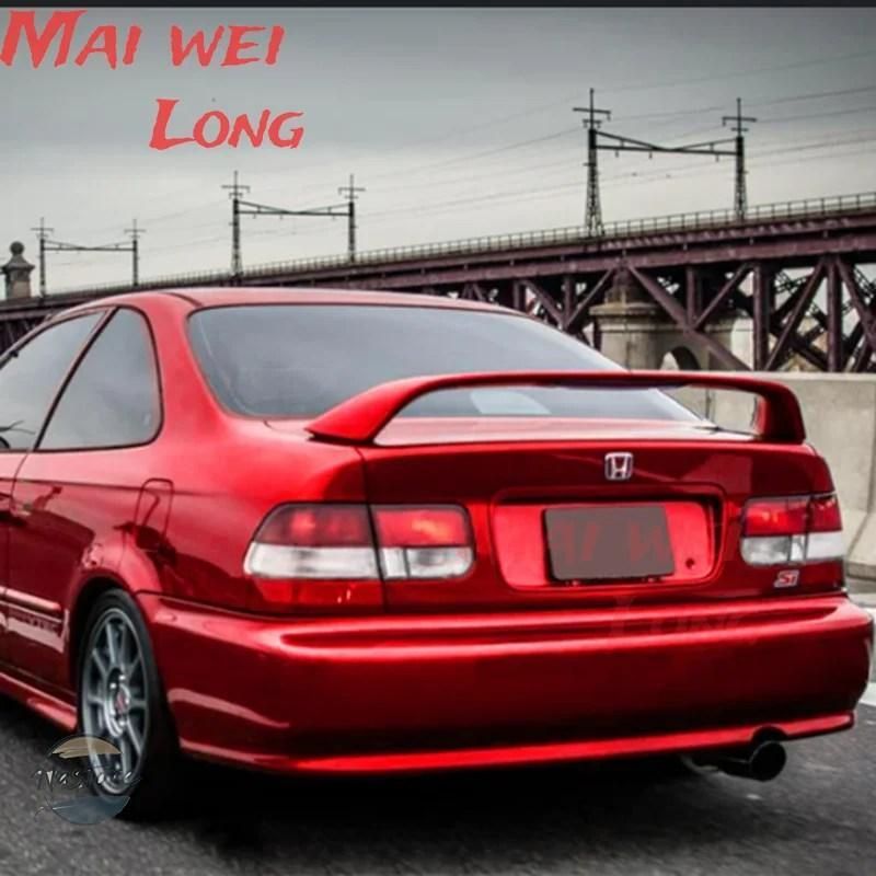 ホンダ リア ブレーキ 1996 2000年式 シビック EK 3 2 DR プライマー塗装済み トランクスポイラー ウィング LEDライト その他 アクセサリー 車