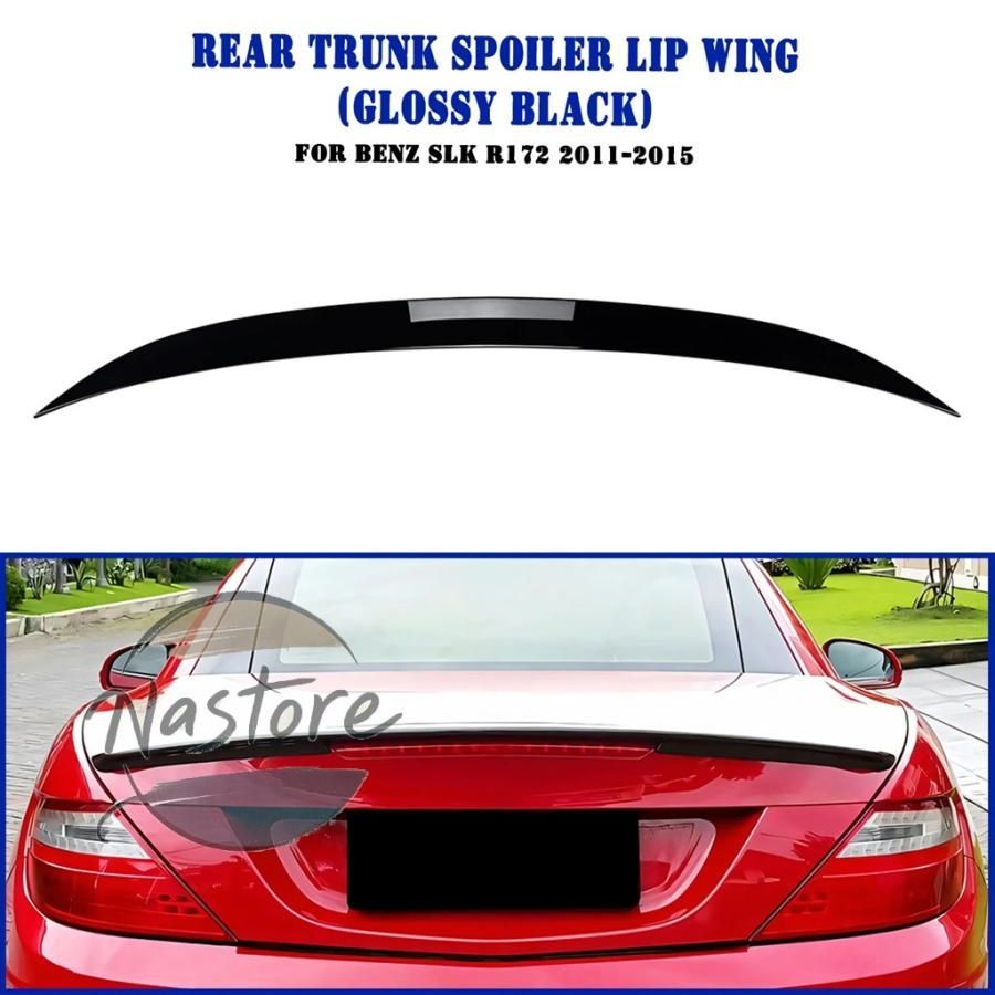 メルセデスベンツ mercedes benz r 172 スポイラー リップ ベンツ リア ウイングトランクリッド slk 2011 2015 カスタムパー