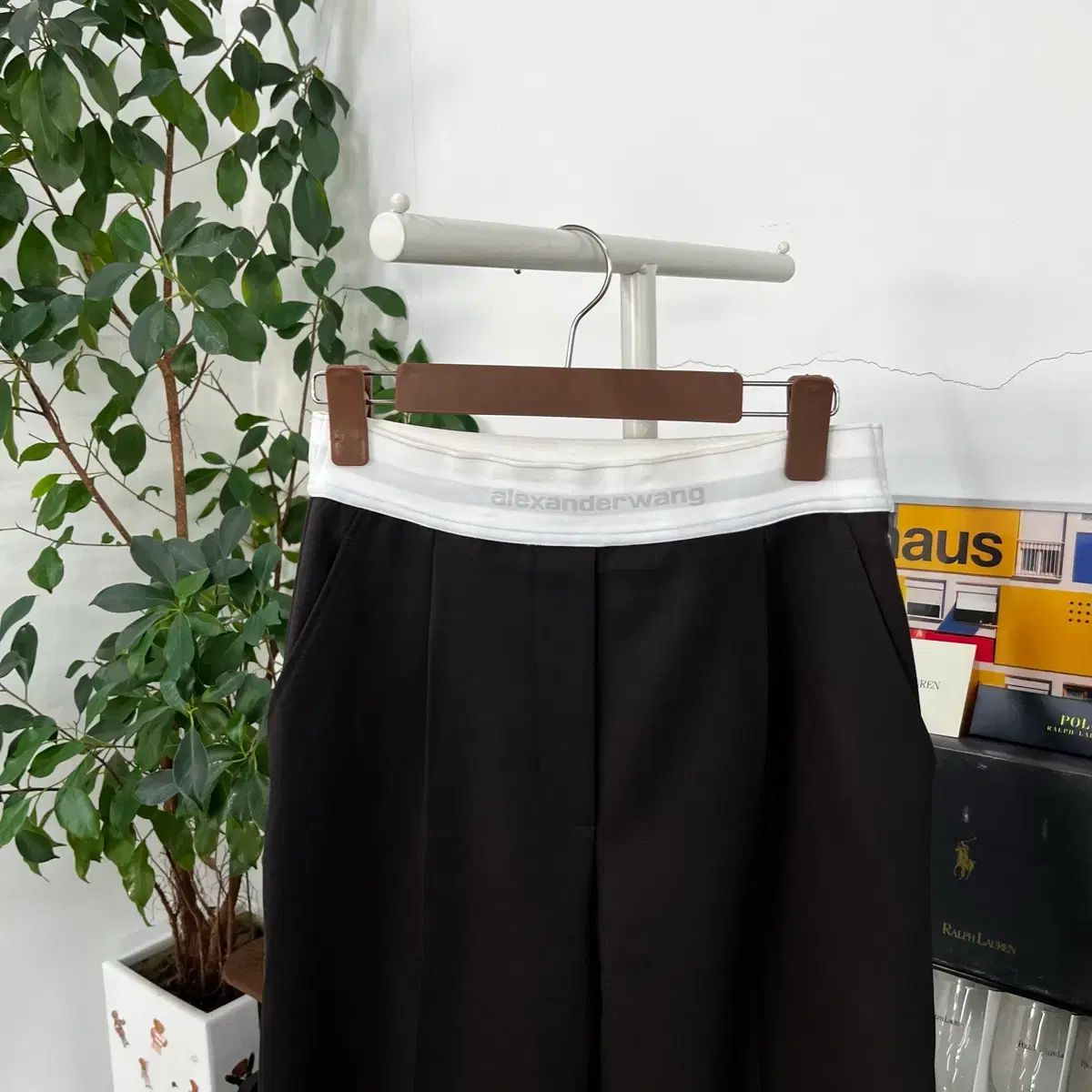 Alexander Wang ハイウエスト 밴딩 スラックス 2