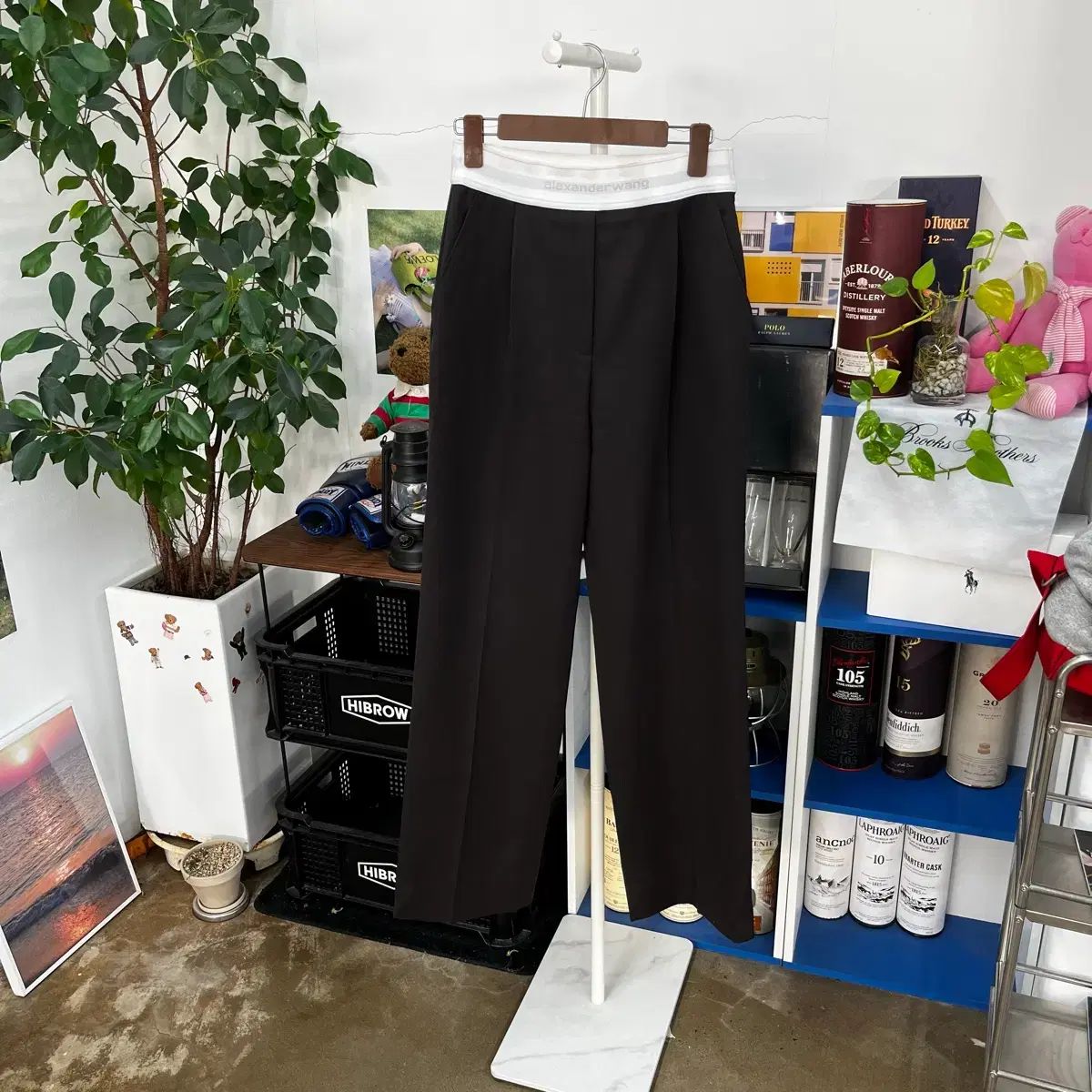 Alexander Wang ハイウエスト 밴딩 スラックス 2