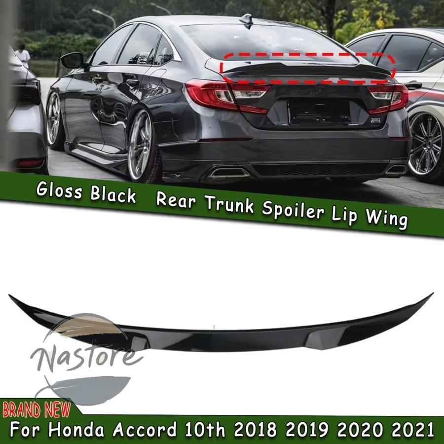 ホンダ honda リア スポイラー トランクスポイラー リップ アコード 10代目 2018 21 2025 yofer カートランク ウィング グロ