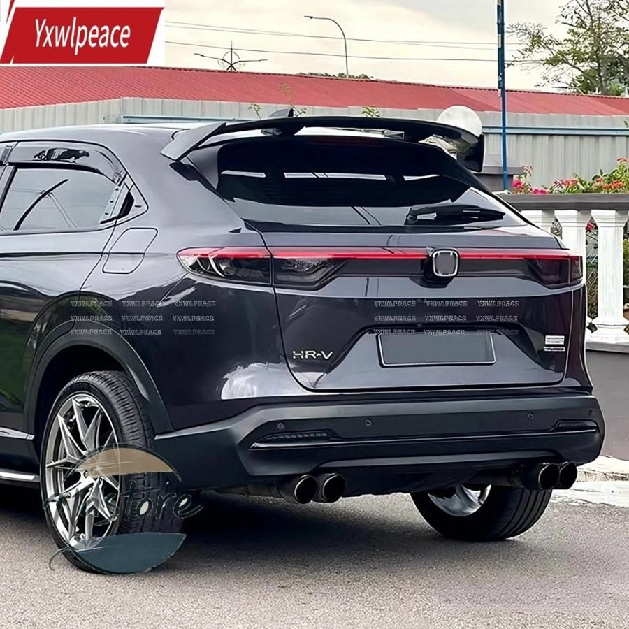 ホンダ honda リア キット スポイラー ルーフスポイラー リップ カスタム アクセサリー hr v vezel hrv xrv xr 2021 23 ル