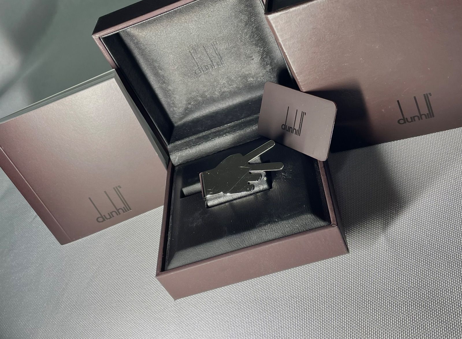 ダンヒル マネークリップ シルバー Dunhill 箱付き SV925 dunhill