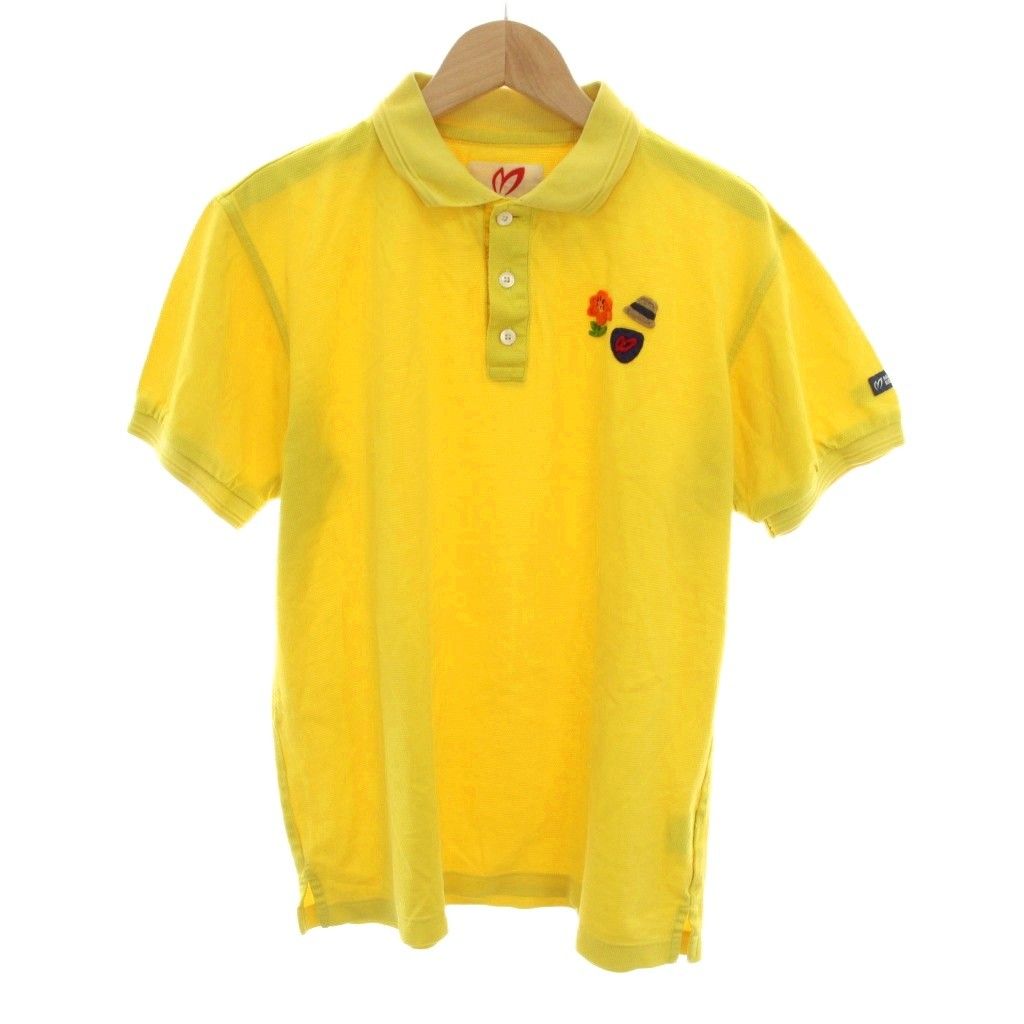 マスターバニー MASTER BUNNY ポロシャツ 4 黄色 半袖 ポロカラー