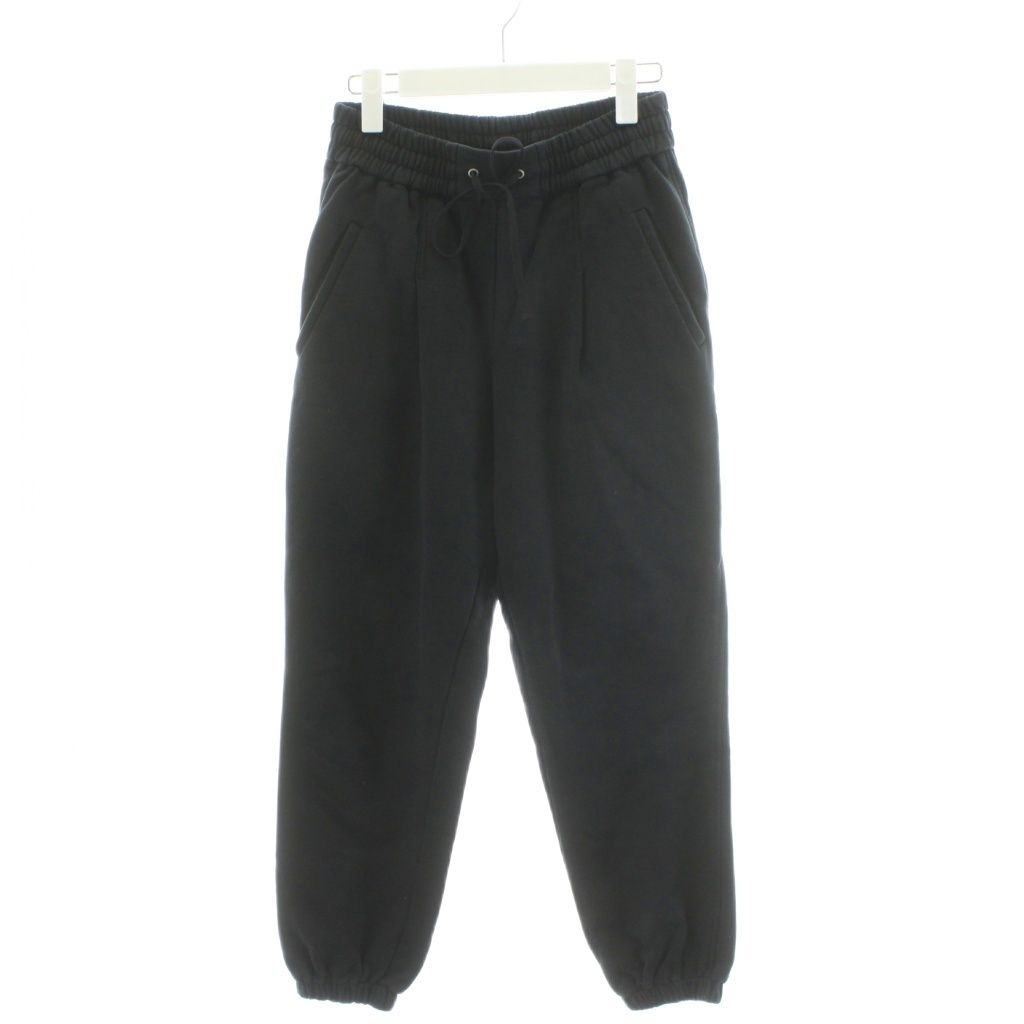 3 1 フィリップリム phillip lim ドローストリングトラックパンツ ジョガーパンツ S 黒 ブラック P 211 5051 UFT AN 25