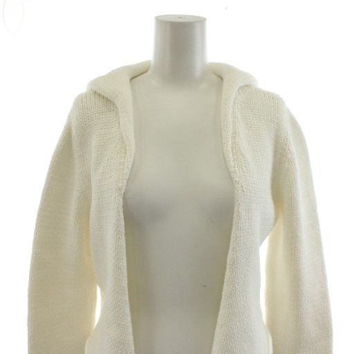 フォクシー FOXEY ニットジャケット コットン 40 白 ホワイト /AN18