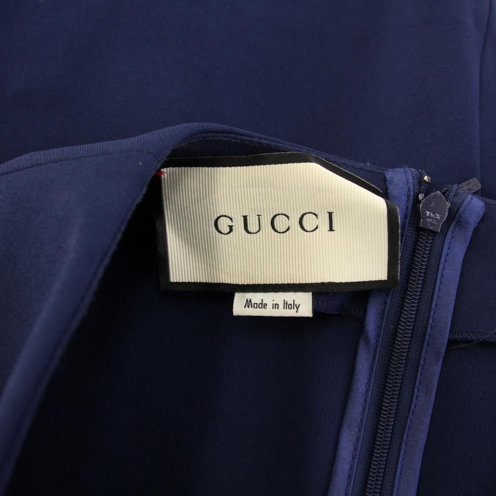 グッチ GUCCI Jersey V-neck Dress ジャージーVネックワンピース 半袖