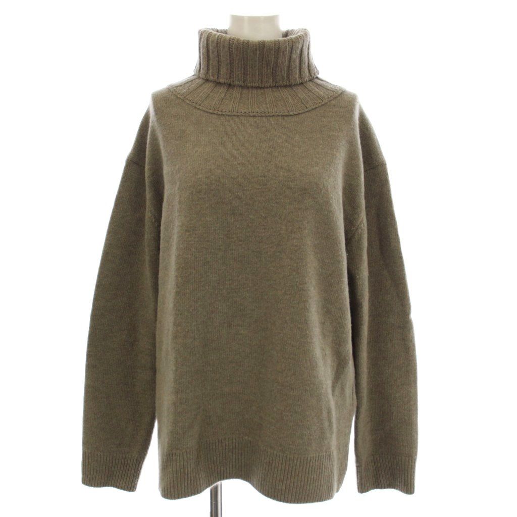 MUSE ウール カシミヤ タートルネック ニット ベージュ ミューズ　23AW ミューズ ドゥーズィエム クラス MUSE de Deuxieme Classe 20AW
