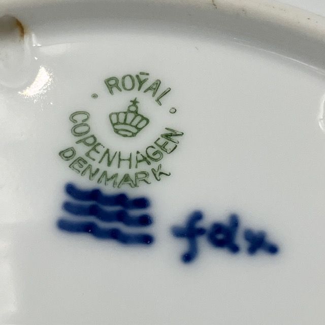 欠けあり】 ロイヤルコペンハーゲン イヤープレート 1937年