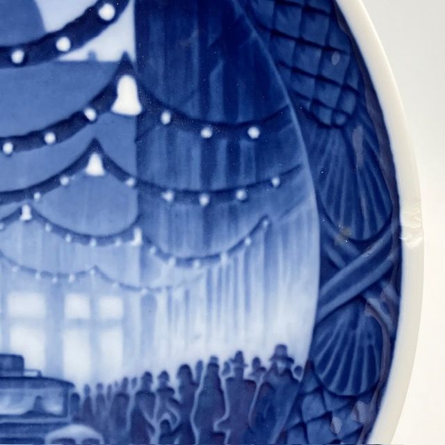 欠けあり】 ロイヤルコペンハーゲン イヤープレート 1937年