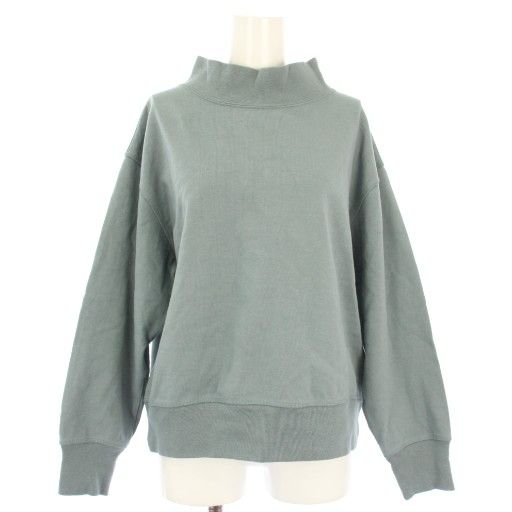 マーガレットハウエル MHL 24 AW SOFT DENSE JERSEY スウェット トレーナー ハイネック 長袖 2 水色 595 4269508 TK