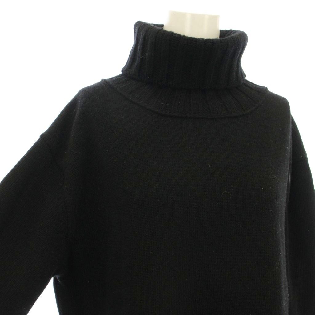 ミューズドゥドゥーズィエムクラス 20AW スムースクルーネックニット ブラック ミューズ ドゥーズィエム クラス MUSE de Deuxieme Classe 20AW