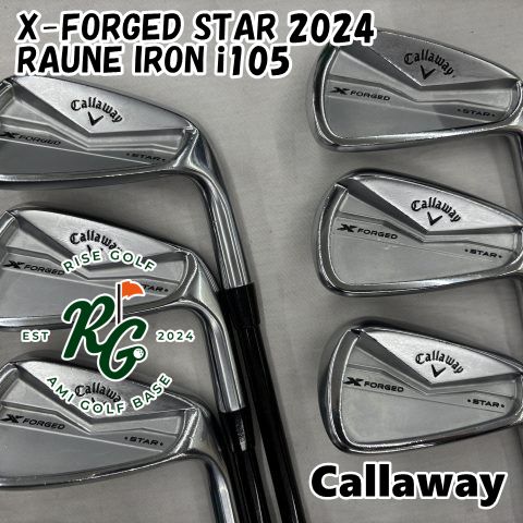 アイアンセット キャロウェイ X FORGED STAR 2025 RAUNE IRON i 105 29 6934