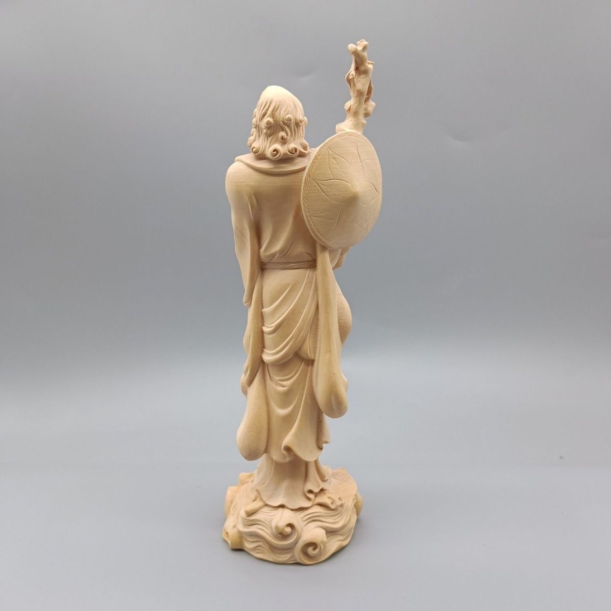 純手工彫刻 黄楊木（つげ） 達磨大師 置物 開運 招福 禅 インテリア