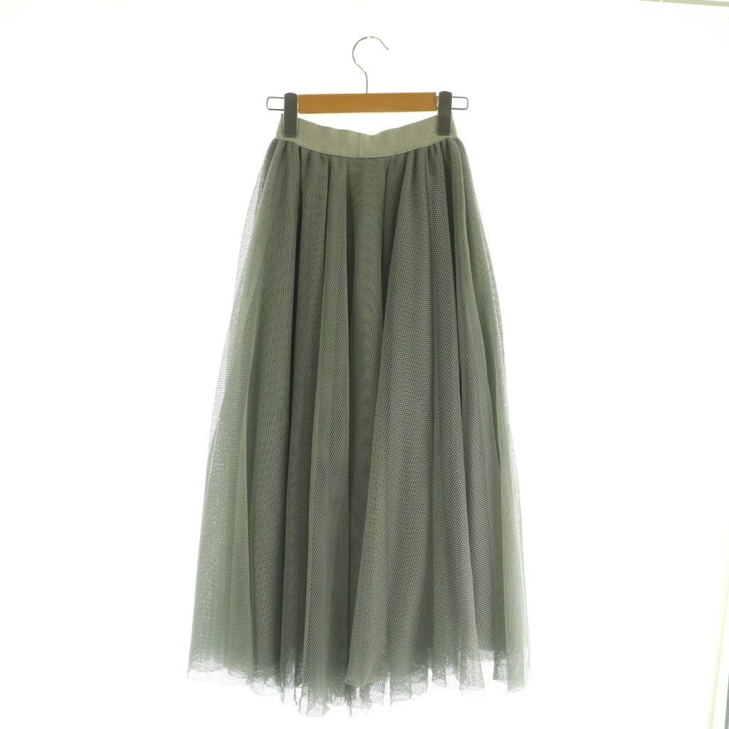 ファビアナフィリッピ FABIANA FILIPPI フレアスカート メッシュ