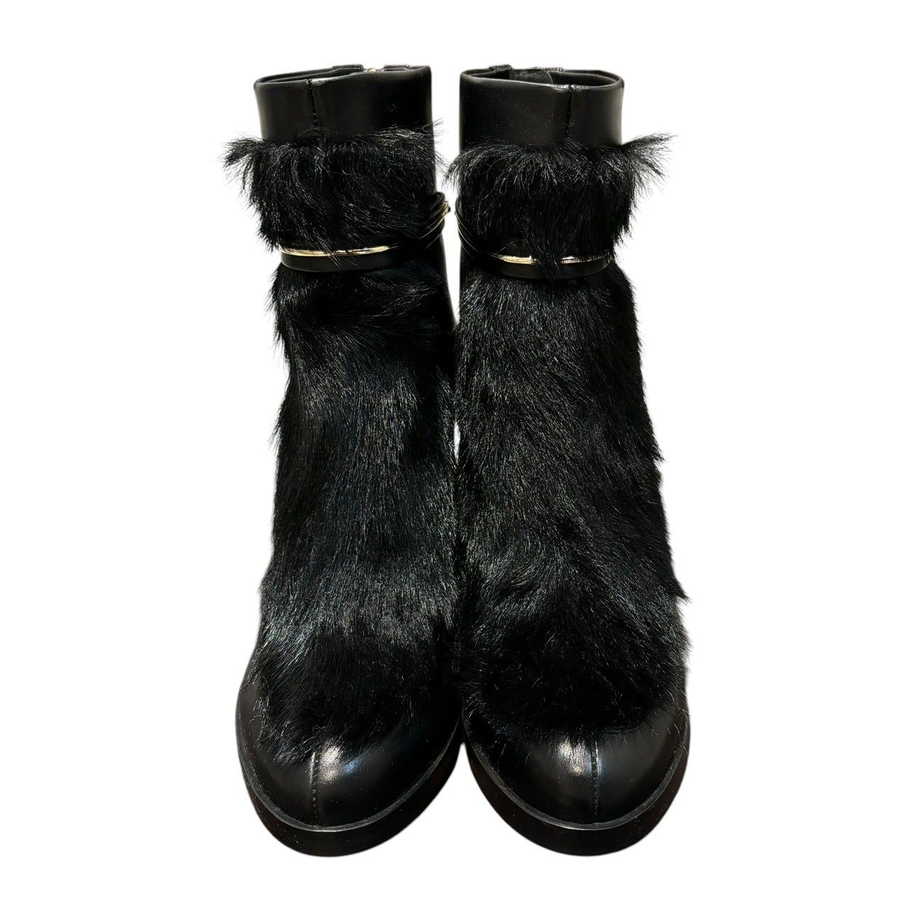 ジバンシィ ④ 526819 バックジップショートブーツ レディース ブラック 38 24 0 cm