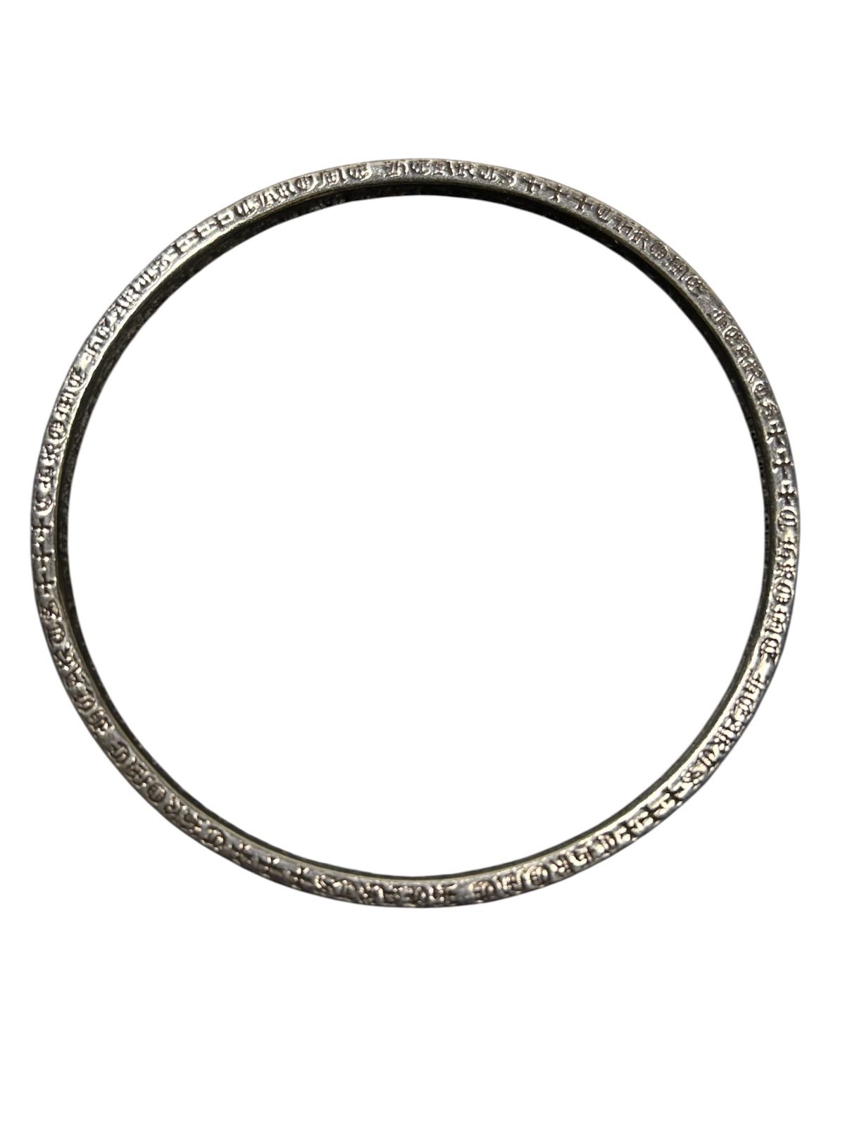 CHROME HEARTS クロムハーツ NTFL バングル ブレスレット シルバー