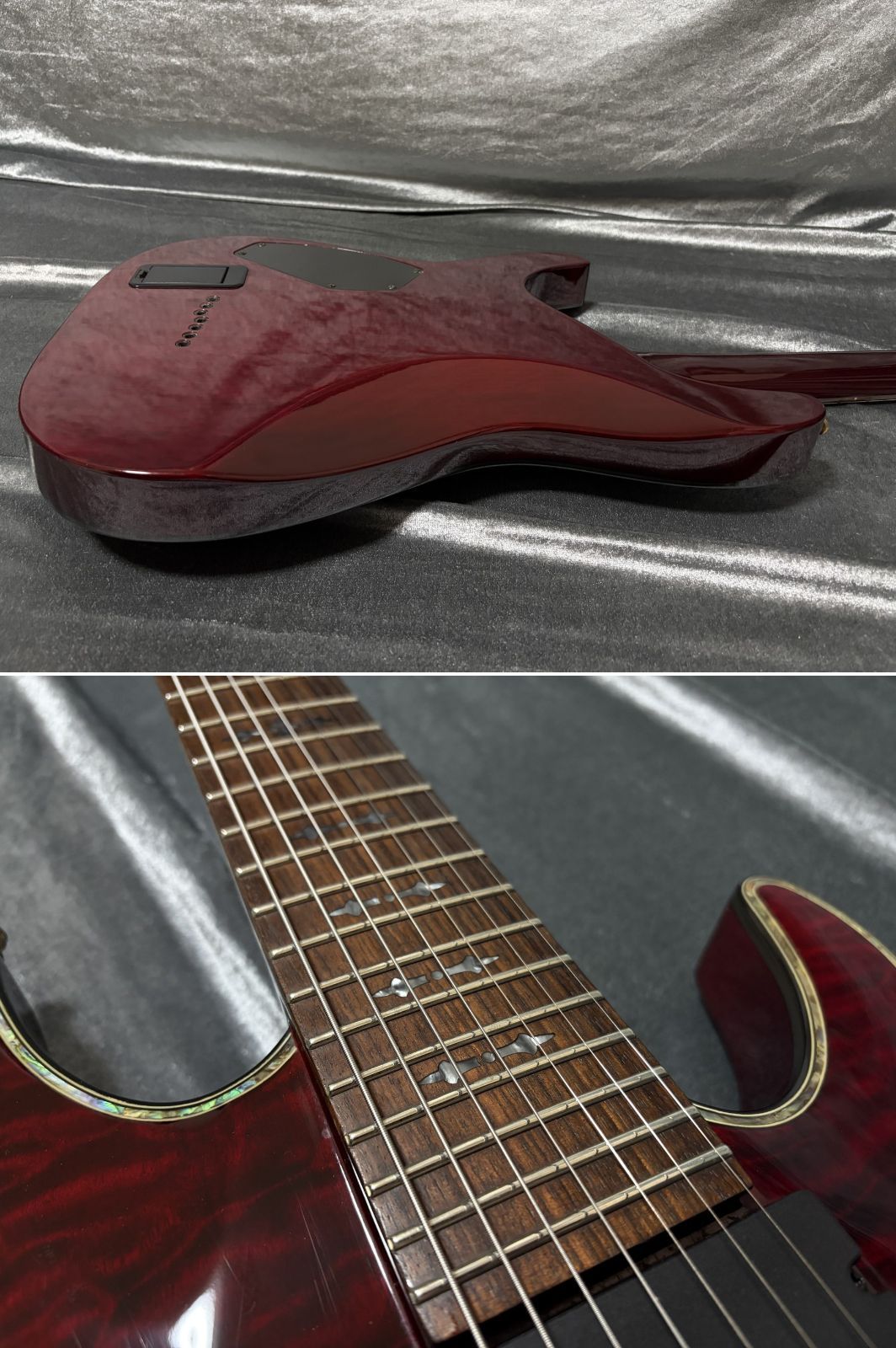 7弦ギター Schecter AD-C-7-FR-HR EMGピックアップ搭載 シェクター