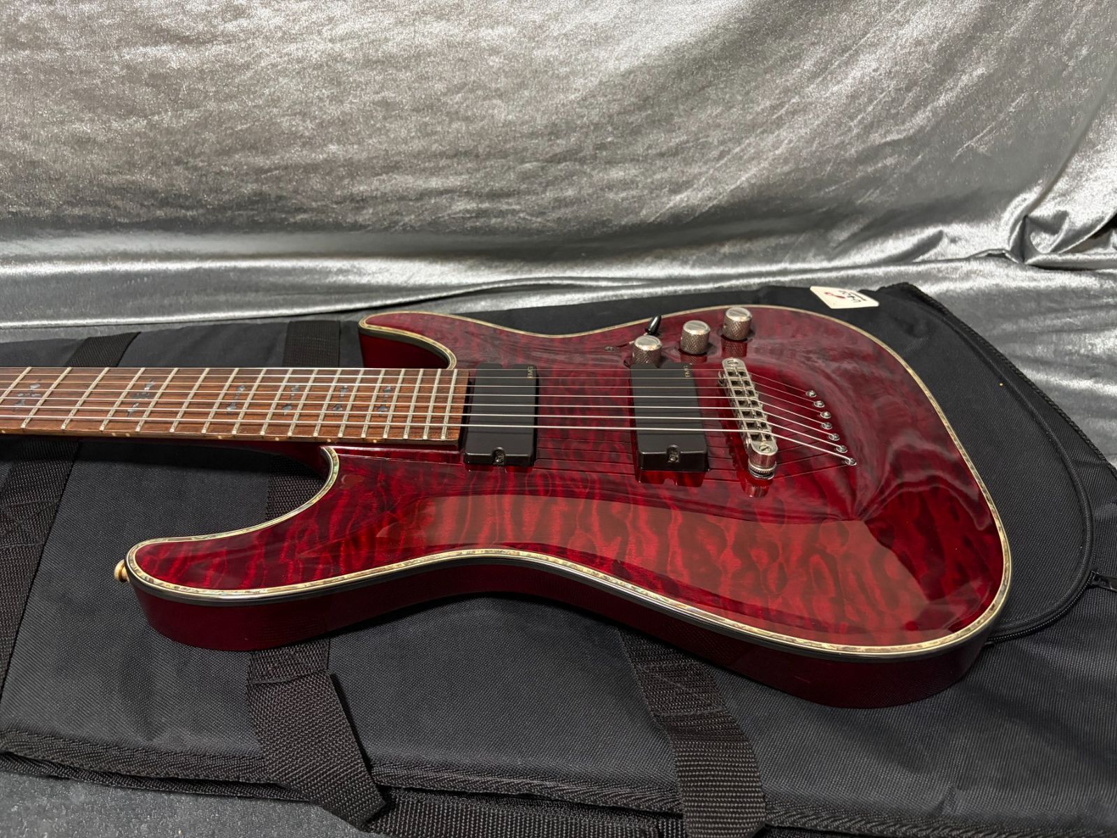 エレキギター【中古品】 7弦ギター Schecter AD-C-7-FR-HR EMGピックアップ搭載 シェクター