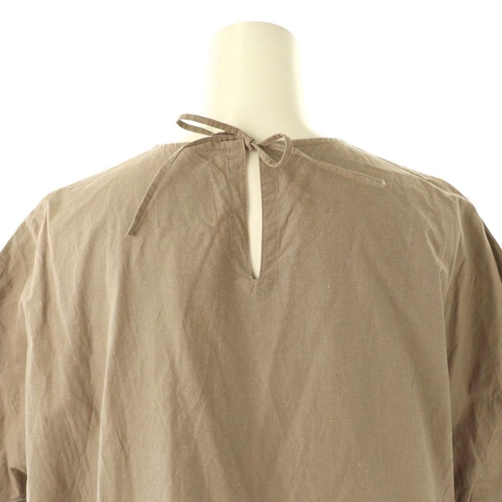 オオカミとフクロウ フクロウと三拍子のブーケ 5分袖ワンピース ロング