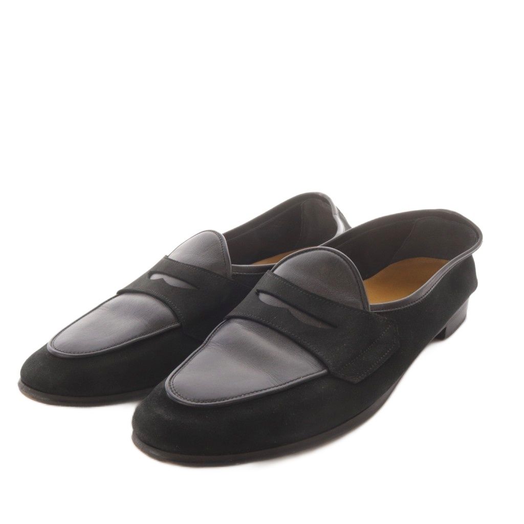 ヒロシ ツボウチ HIROSHI TSUBOUCHI ペニーローファー スリッポン