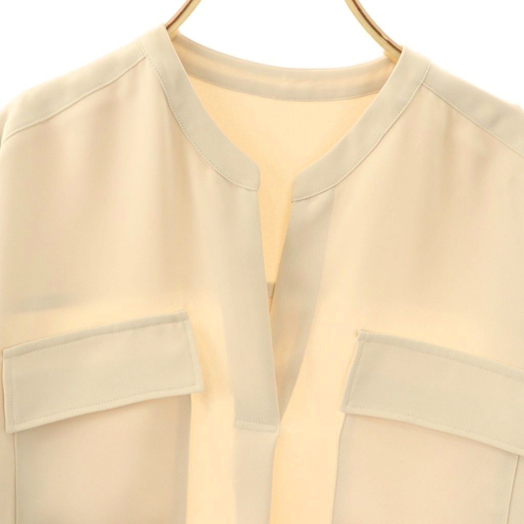 ノーブル NOBLE 25SS ワークディテールドレープシャツ ブラウス