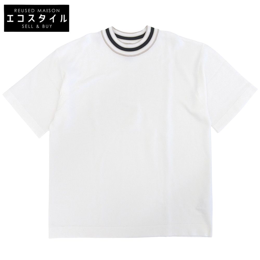 CFCL シーエフシーエル BS GARTER SHORT SLEEVE TEE SHIRT トップス メンズ ホワイト S
