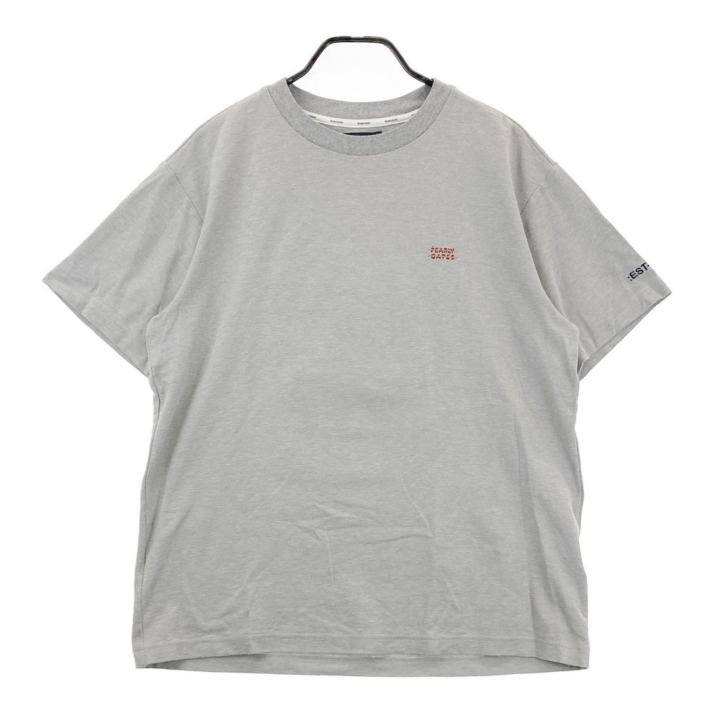 サイズ 5 PEARLY GATES パーリーゲイツ 2025年モデル 半袖Tシャツ グレー系 ゴルフウェア メンズ ストスト