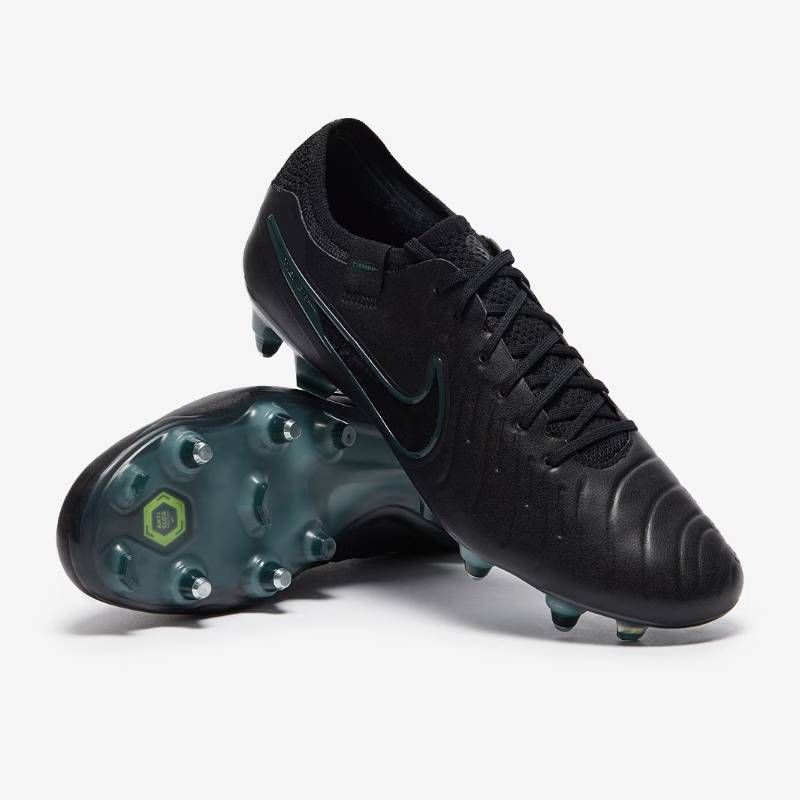 匿名配送 Nike サッカー スパイク Tiempo Legend 10 Elite SG Pro アンチクロッグ 黒