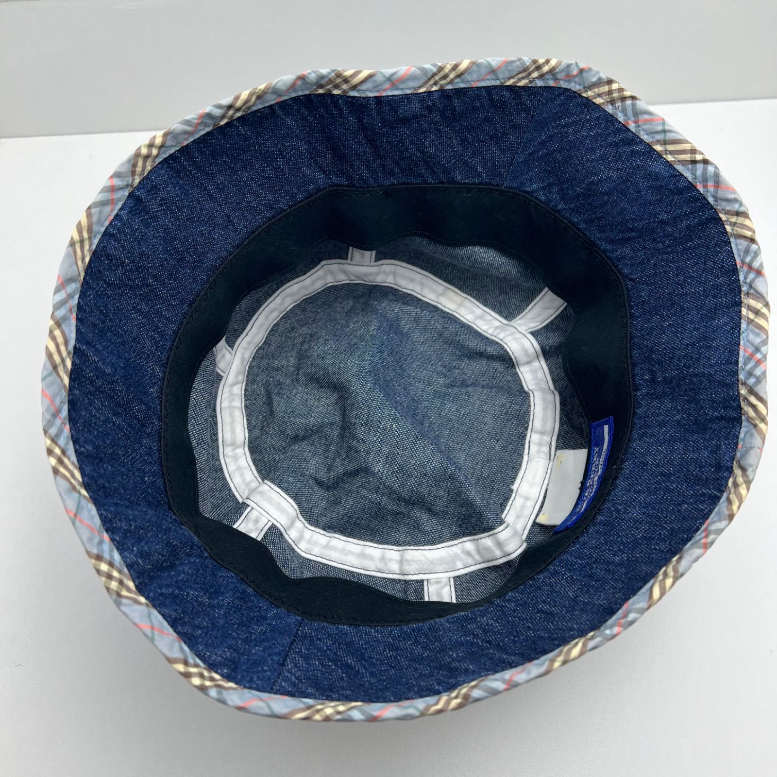 BURBERRY BLUE LABEL 00s y2k archive denim nova bucket hat