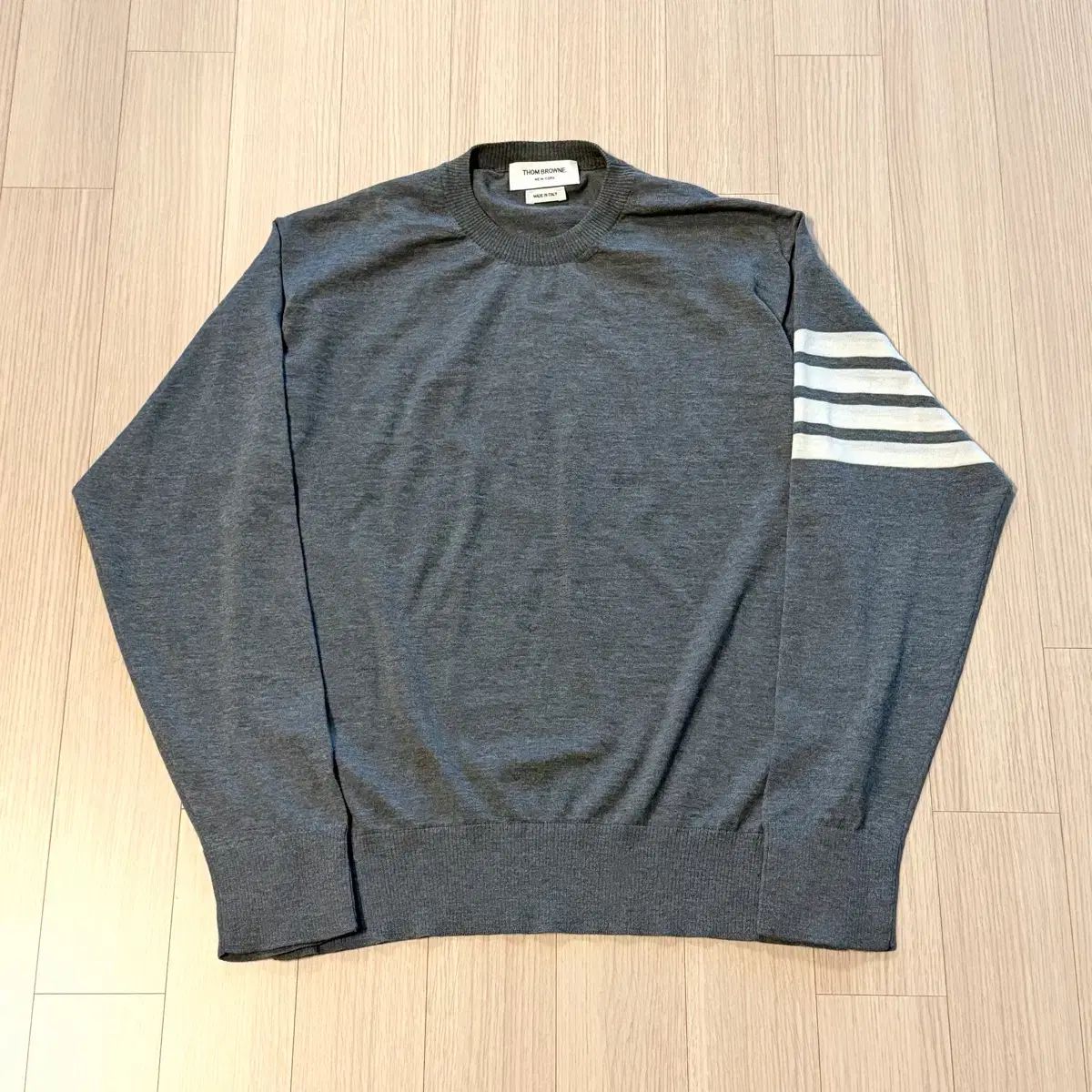 S級 トム ブラウン メリノウール グレー ニット