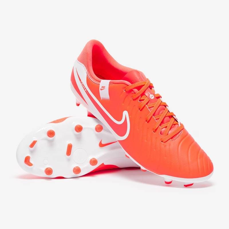 匿名配送 Nike サッカー スパイク Tiempo Legend 10 Academy FG MG 赤 ホットラヴァ