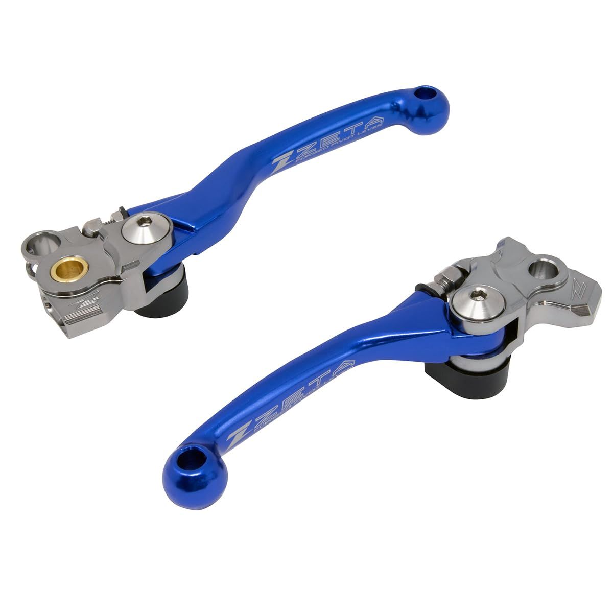 ジータレーシング ZETA RACING KX 250 X 21 26 450 19 23 ピボットレバーセットFP 3フィンガー ブルー 前方可倒式 レバー位置無段階調整 鍛造 高強度アルミ合金 F 5069