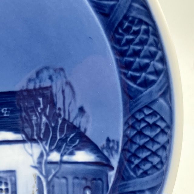 二級品】 ロイヤルコペンハーゲン イヤープレート 1938年 「Round