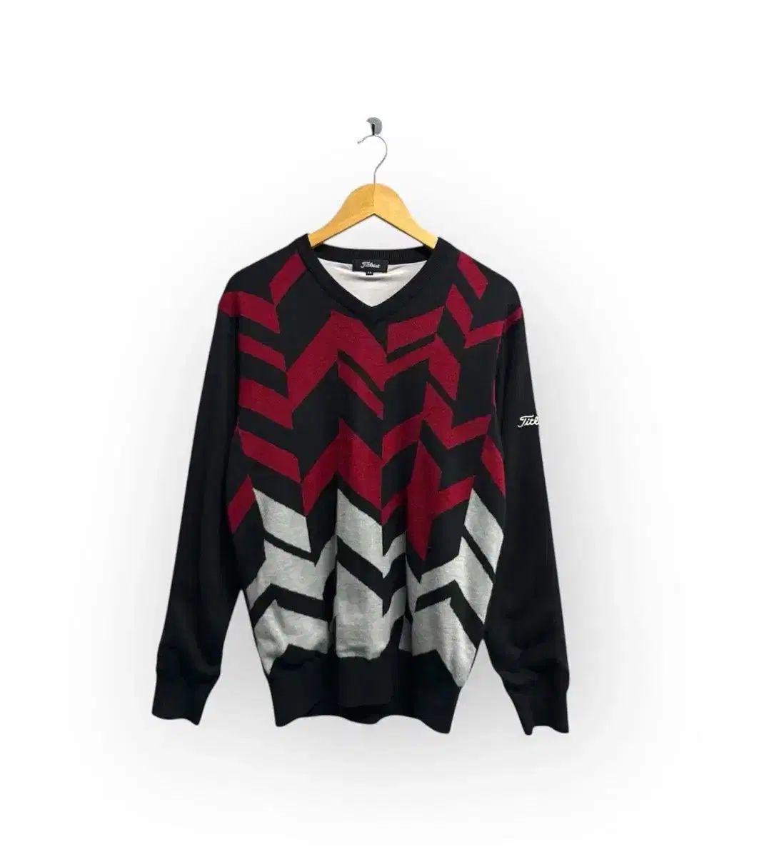 タイトリスト 防風 柄 ニット L XL